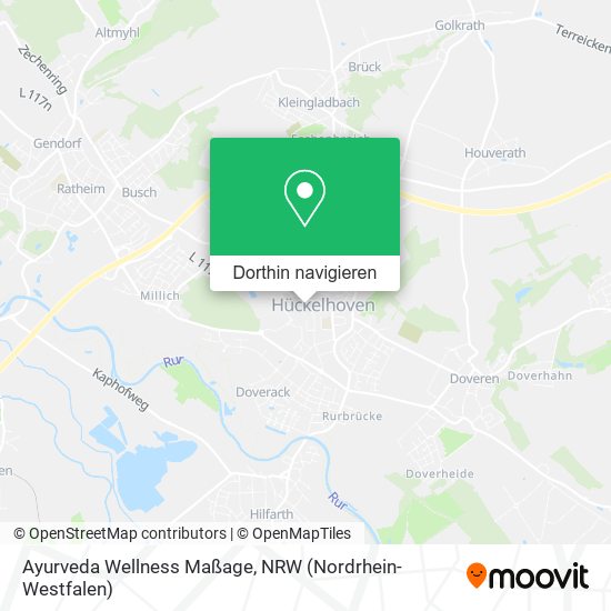 Ayurveda Wellness Maßage Karte