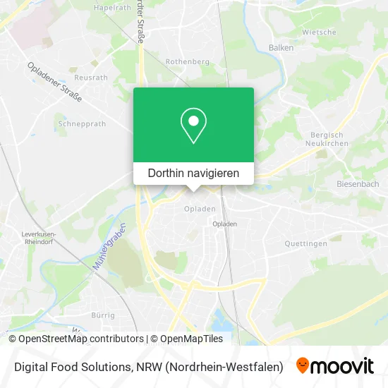 Digital Food Solutions Karte