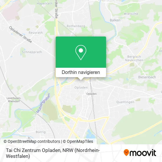 Tai Chi Zentrum Opladen Karte