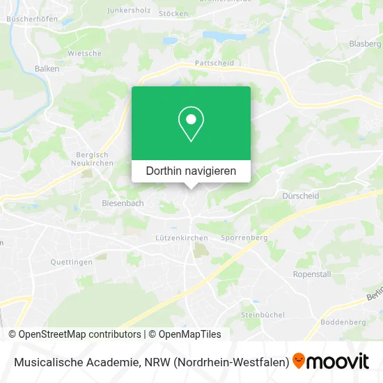 Musicalische Academie Karte