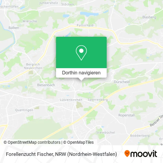 Forellenzucht Fischer Karte