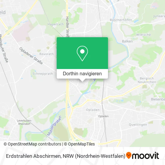 Erdstrahlen Abschirmen Karte