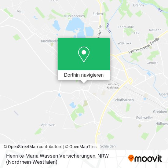 Henrike-Maria Wassen Versicherungen Karte