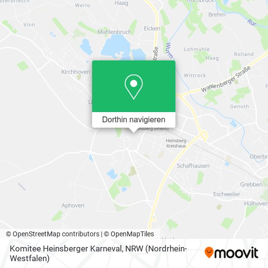Komitee Heinsberger Karneval Karte