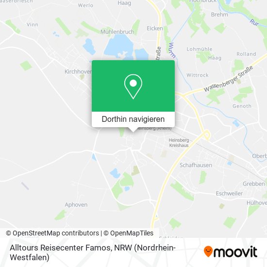 Alltours Reisecenter Famos Karte