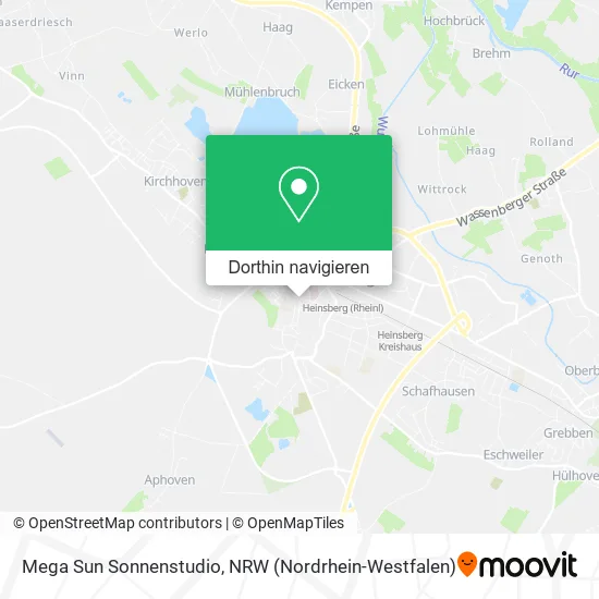 Mega Sun Sonnenstudio Karte