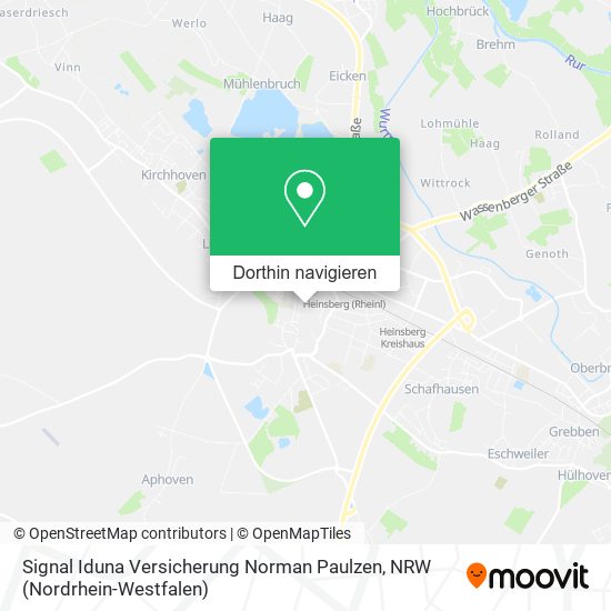 Signal Iduna Versicherung Norman Paulzen Karte