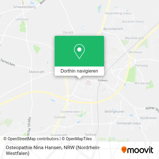Osteopathie Nina Hansen Karte