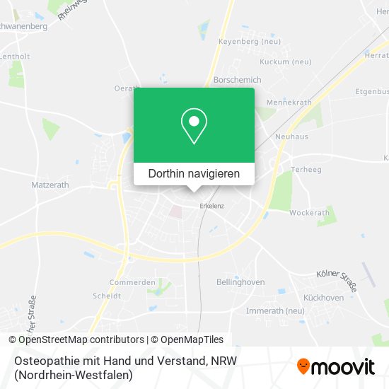 Osteopathie mit Hand und Verstand Karte
