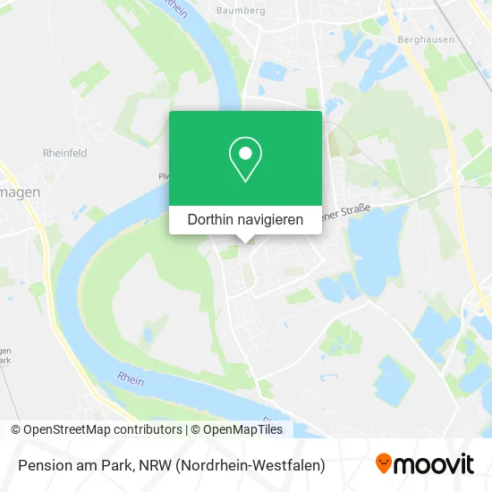 Pension am Park Karte