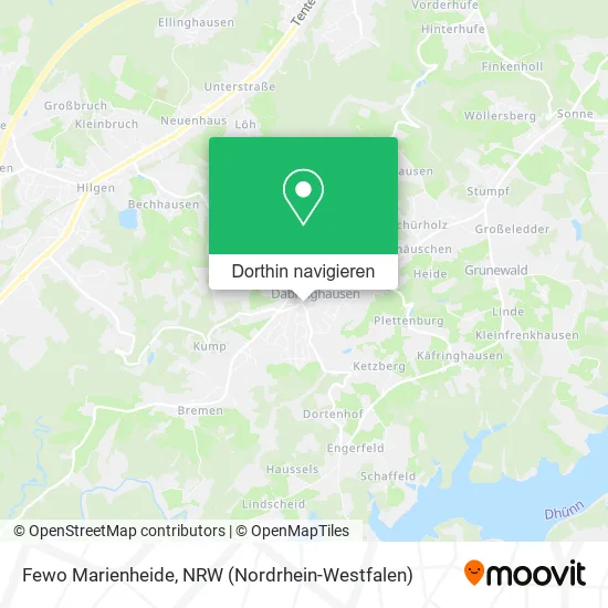 Fewo Marienheide Karte