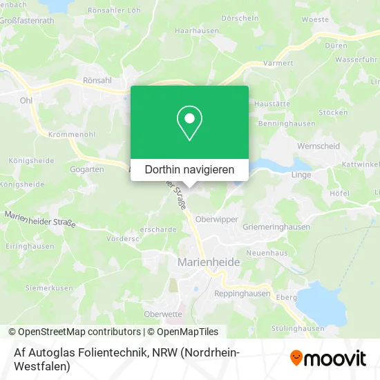 Af Autoglas Folientechnik Karte