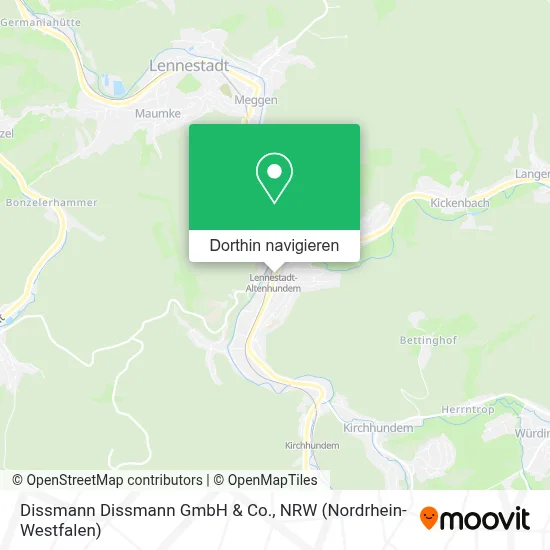Dissmann Dissmann GmbH & Co. Karte