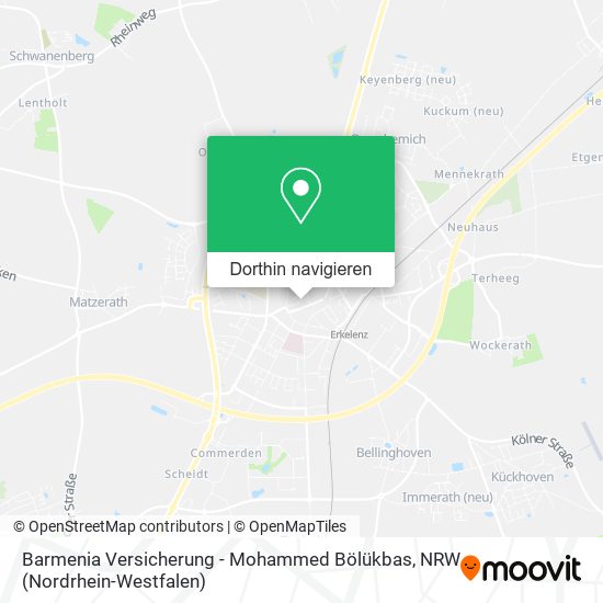 Barmenia Versicherung - Mohammed Bölükbas Karte