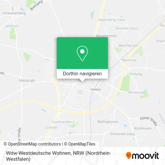 Wdw-Westdeutsche Wohnen Karte