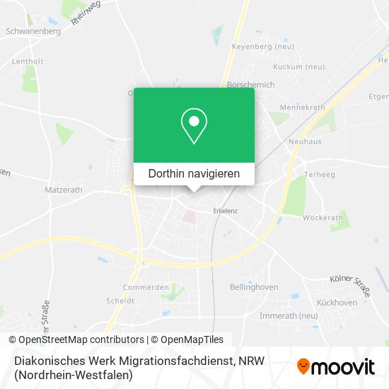 Diakonisches Werk Migrationsfachdienst Karte