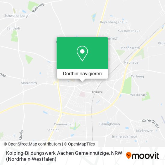 Kolping-Bildungswerk Aachen Gemeinnützige Karte
