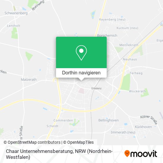 Chaar Unternehmensberatung Karte