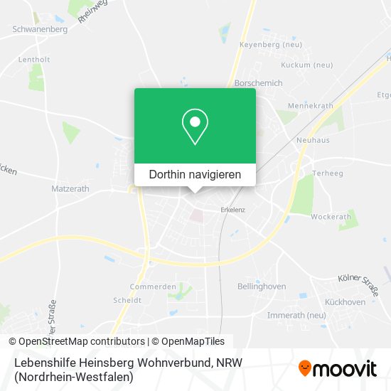 Lebenshilfe Heinsberg Wohnverbund Karte