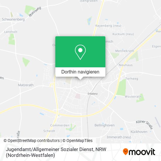 Jugendamt / Allgemeiner Sozialer Dienst Karte