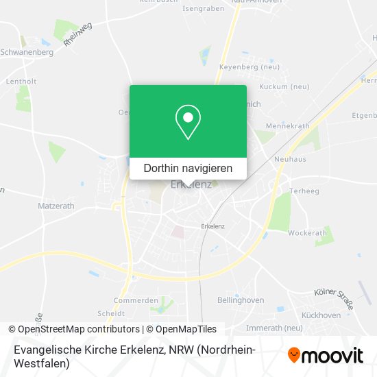 Evangelische Kirche Erkelenz Karte