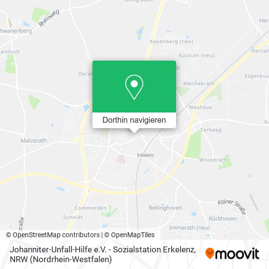 Johanniter-Unfall-Hilfe e.V. - Sozialstation Erkelenz Karte