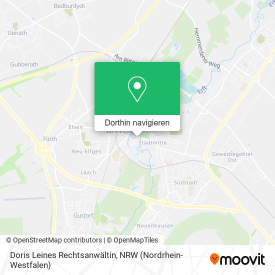 Doris Leines Rechtsanwältin Karte