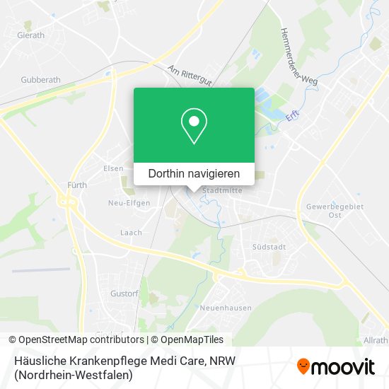 Häusliche Krankenpflege Medi Care Karte