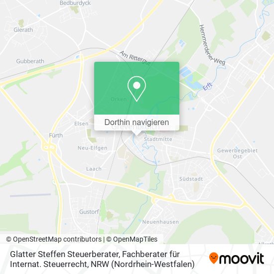 Glatter Steffen Steuerberater, Fachberater für Internat. Steuerrecht Karte