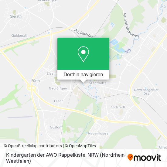 Kindergarten der AWO Rappelkiste Karte