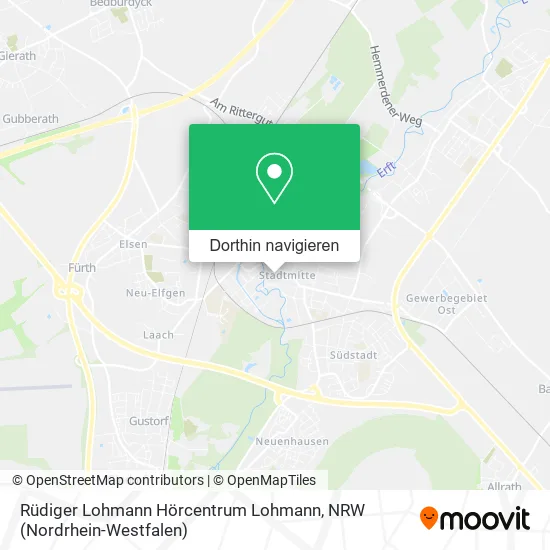 Rüdiger Lohmann Hörcentrum Lohmann Karte