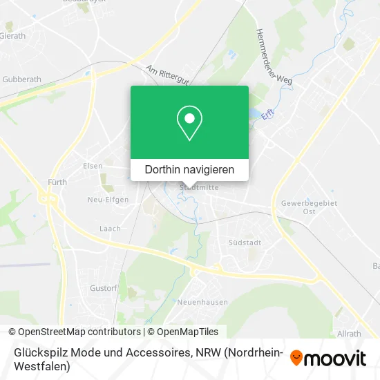 Glückspilz Mode und Accessoires Karte