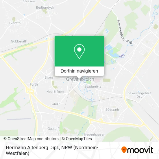 Hermann Altenberg Dipl. Karte