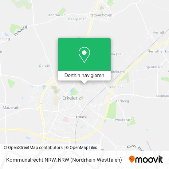 Kommunalrecht NRW Karte