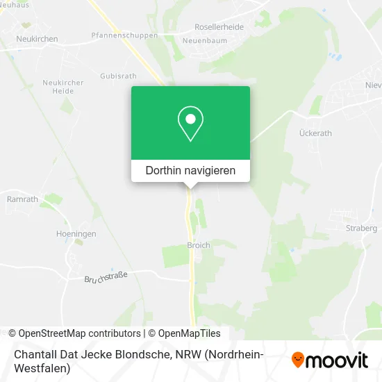 Chantall Dat Jecke Blondsche Karte