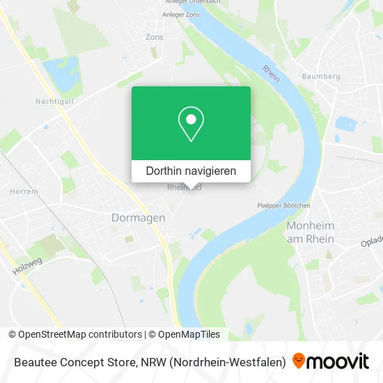 Beautee Concept Store Karte