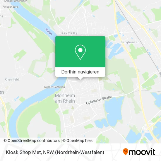 Kiosk Shop Met Karte