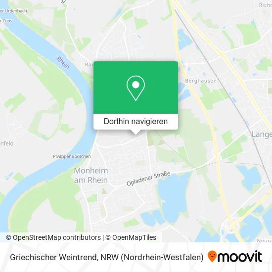 Griechischer Weintrend Karte