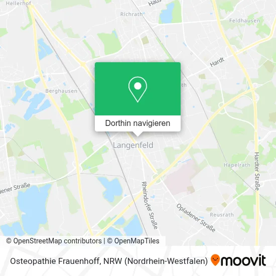 Osteopathie Frauenhoff Karte