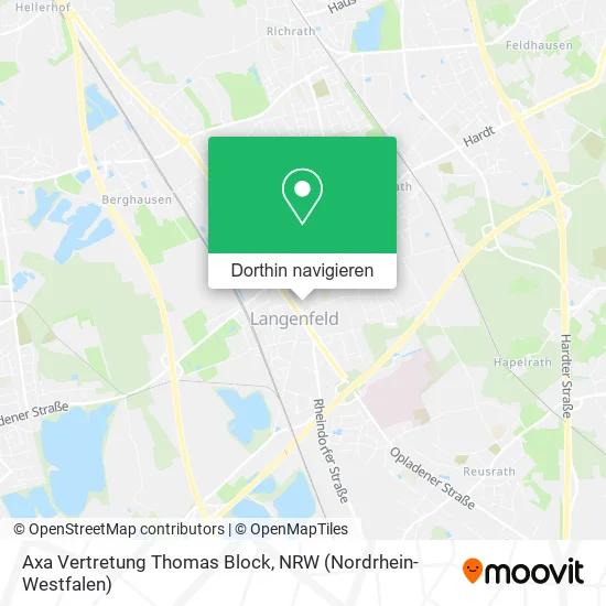 Axa Vertretung Thomas Block Karte