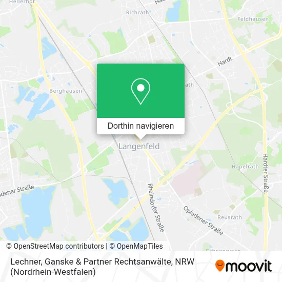 Lechner, Ganske & Partner Rechtsanwälte Karte