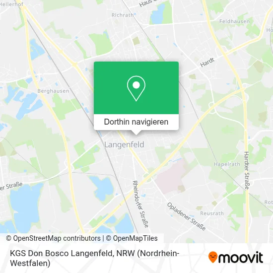 KGS Don Bosco Langenfeld Karte