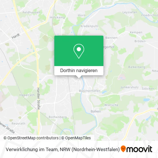 Verwirklichung im Team Karte