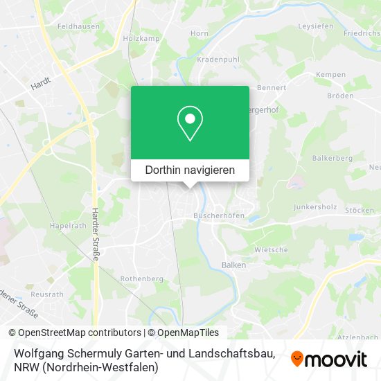 Wolfgang Schermuly Garten- und Landschaftsbau Karte