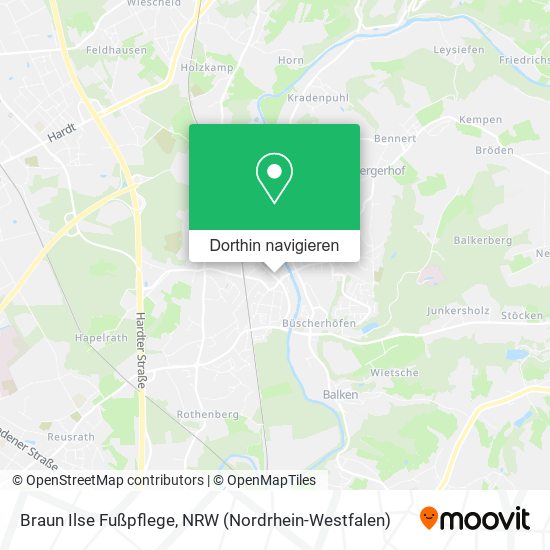 Braun Ilse Fußpflege Karte