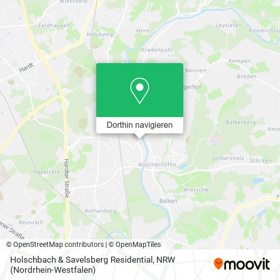 Holschbach & Savelsberg Residential Karte