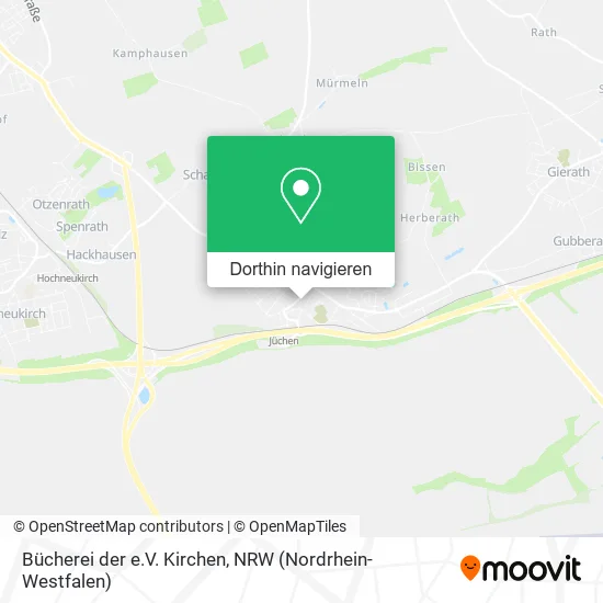 Bücherei der e.V. Kirchen Karte