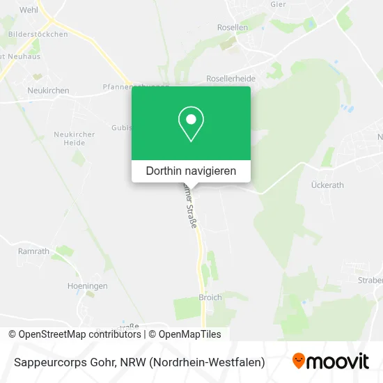 Sappeurcorps Gohr Karte