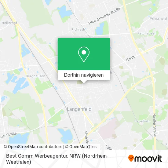 Best Comm Werbeagentur Karte