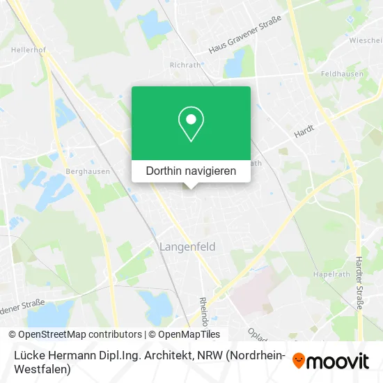 Lücke Hermann Dipl.Ing. Architekt Karte